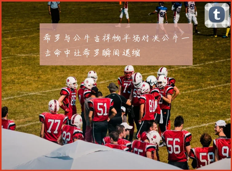 希罗与公牛吉祥物半场对决公牛一击命中让希罗瞬间退缩
